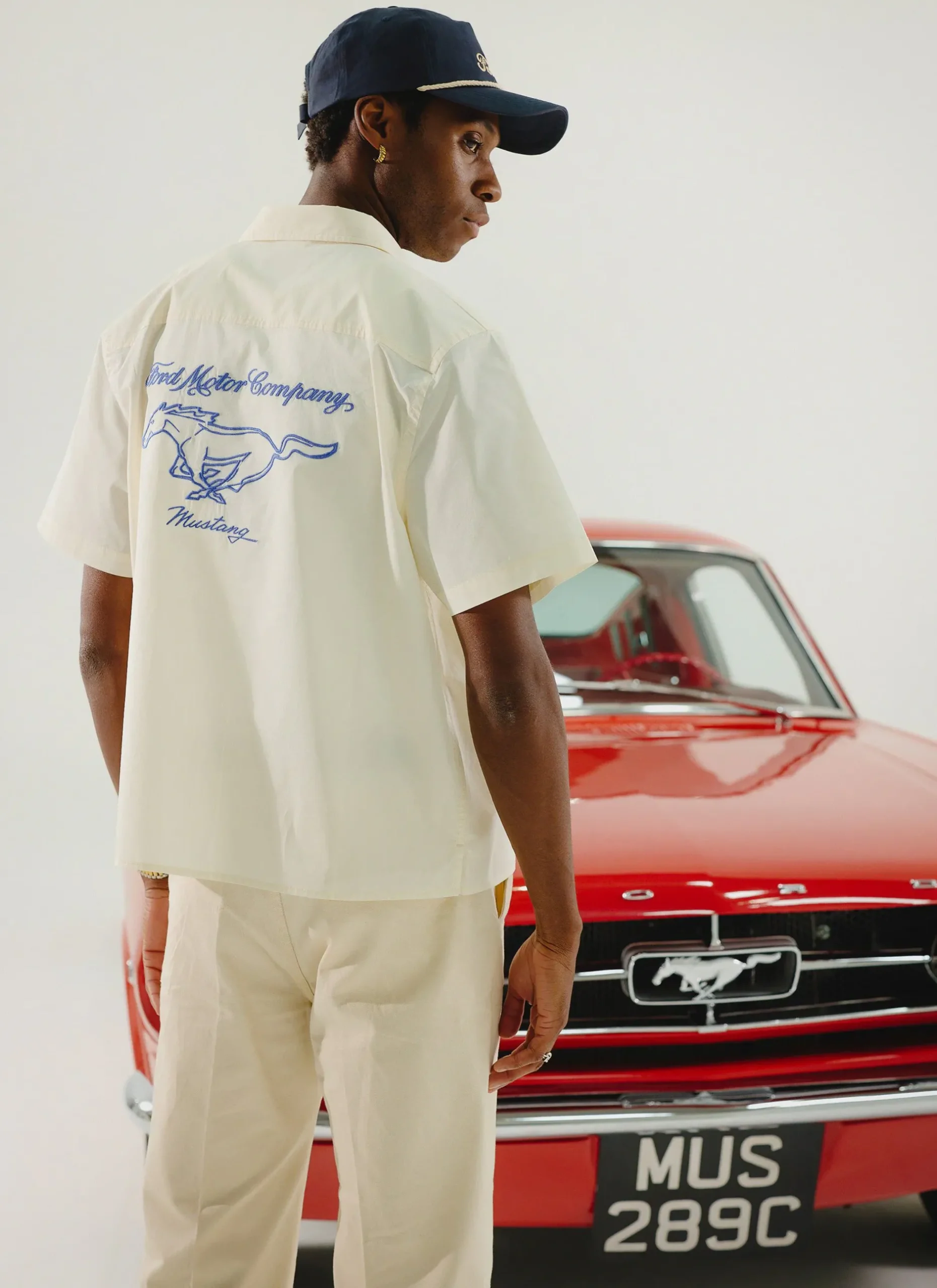 Percival Boxy Shirts^Pit Crew Boxy Shirt Ecru