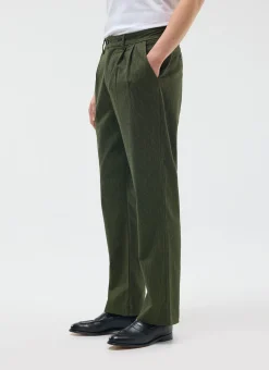 Percival Straight Leg Trousers|Race Day Suits^Pleated Tailored Trouser Forest
