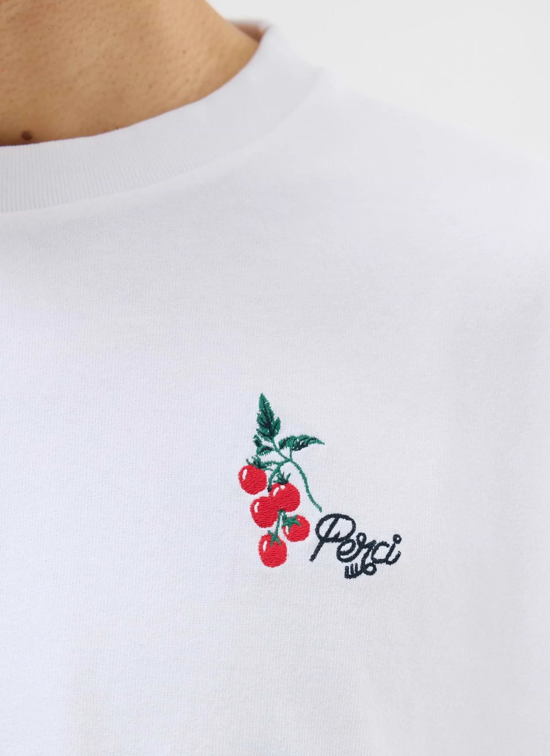 Percival White T-Shirts|Oversized T-Shirts^Pomodoro Oversized T Shirt White
