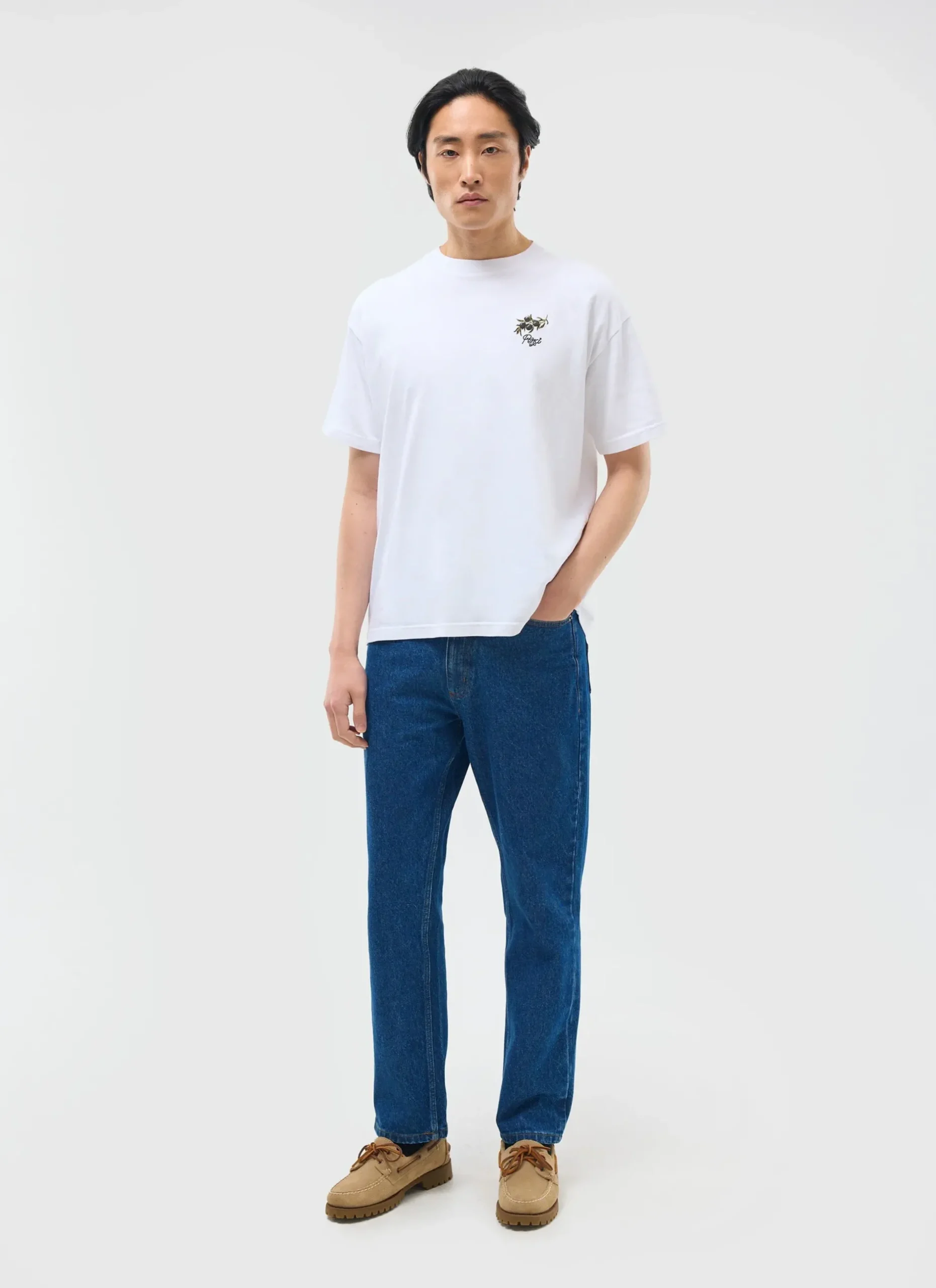 Percival White T-Shirts|Oversized T-Shirts^Pomodoro Oversized T Shirt White