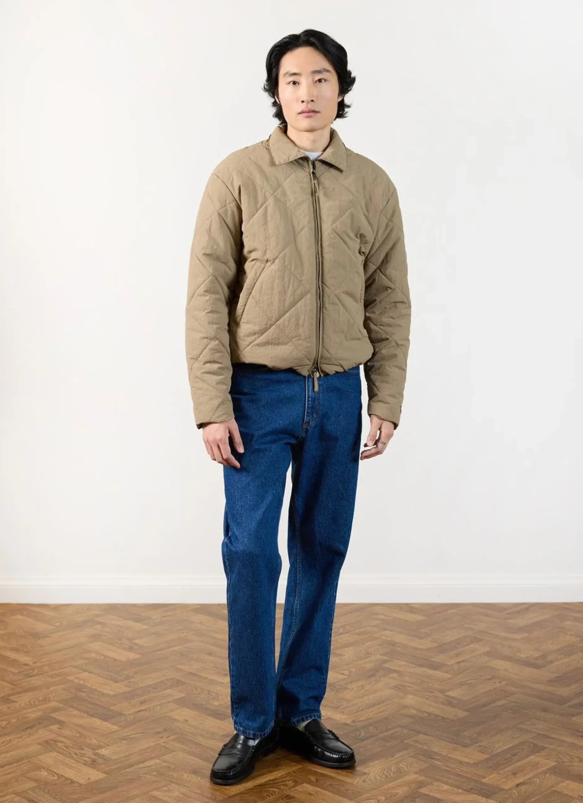 Percival Jackets^Quilted Jacket Beige