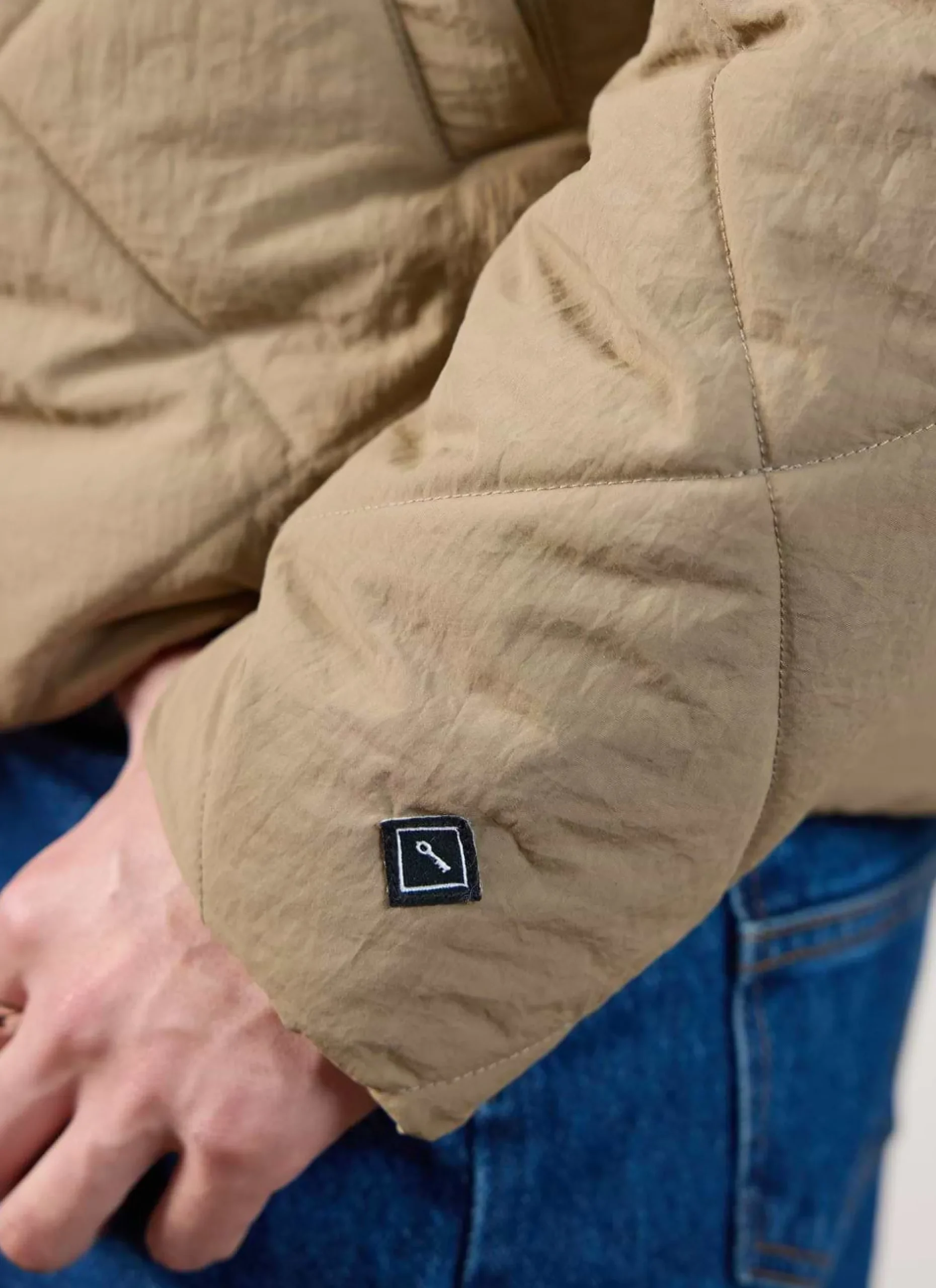 Percival Jackets^Quilted Jacket Beige