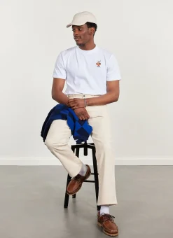 Percival White T-Shirts|Regular Fit T-Shirts^Ramen T Shirt White
