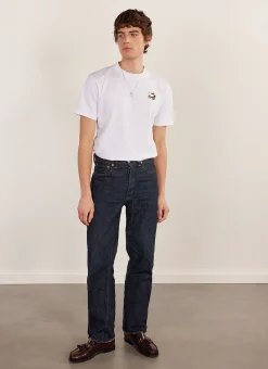 Percival White T-Shirts|Regular Fit T-Shirts^Reading Chair Auxiliary T Shirt White