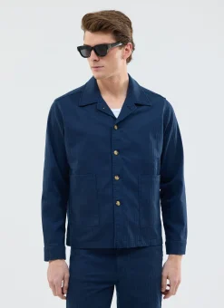 Percival Jackets|Overshirts & Workshirts^Rocco Overshirt Jacket Navy