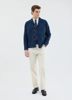 Percival Jackets|Overshirts & Workshirts^Rocco Overshirt Jacket Navy