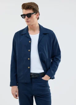 Percival Jackets|Overshirts & Workshirts^Rocco Overshirt Jacket Navy