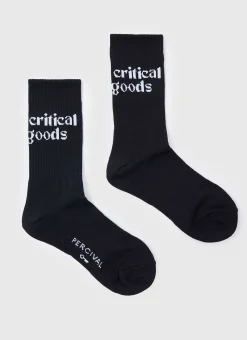 Percival Socks^Routine Critical Daily Goods Socks Black