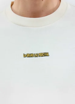 Percival Oversized T-Shirts|Boxy T-Shirts^Sailing Boat Oversized T Shirt Ecru