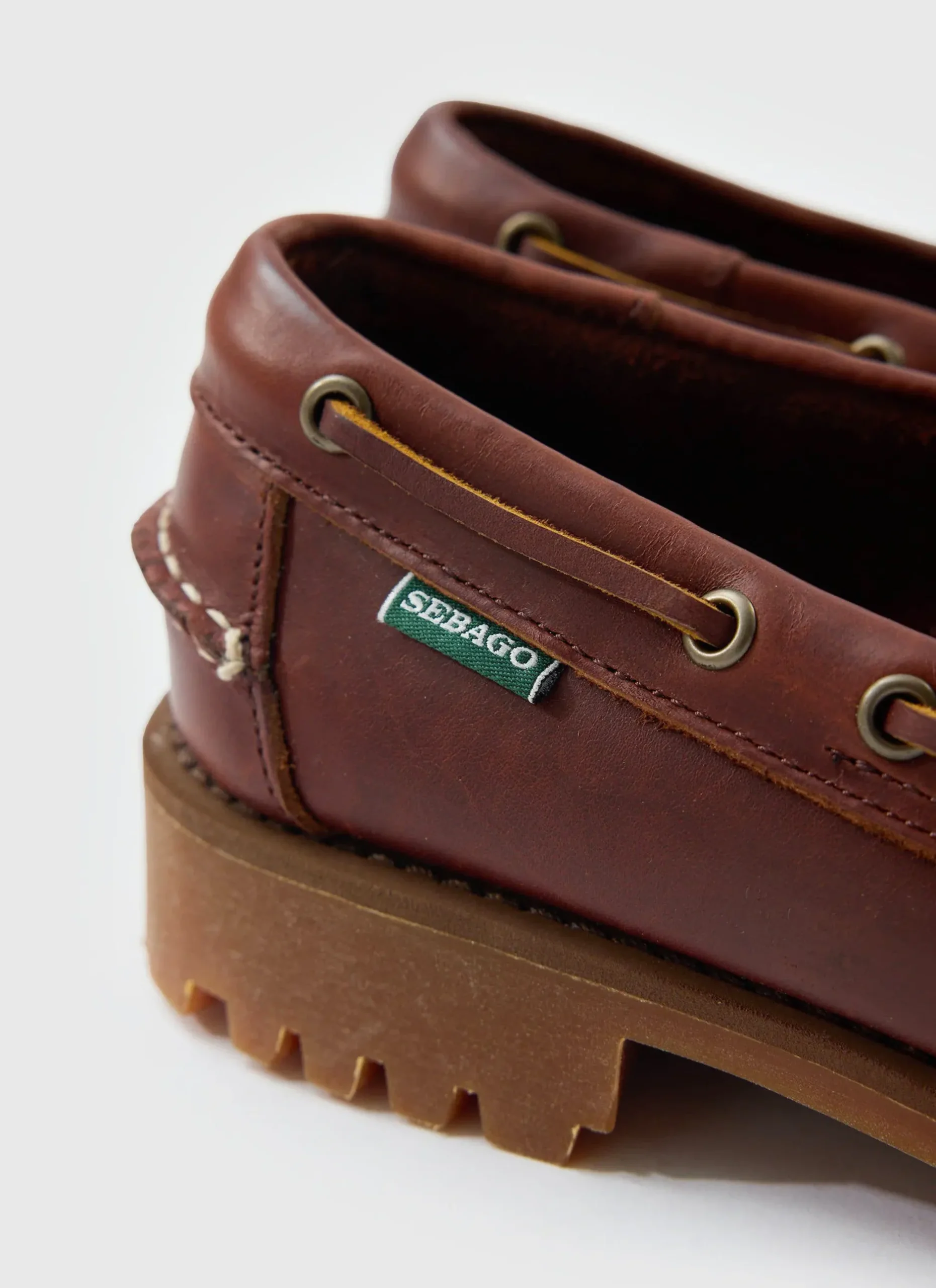 Percival Footwear|Footwear^Sebago Boat Shoe Brown Gum