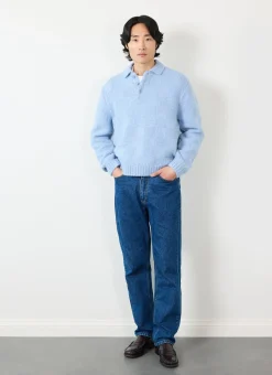 Percival Knitted Shirts|Knitted Polo Shirts & Knitted Shirts^Shugart Jumper Blue