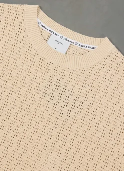 Percival Regular Fit T-Shirts^Siena Knitted T Shirt Ecru