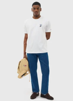 Percival White T-Shirts|Regular Fit T-Shirts^Speed Greyhound Regular Fit T Shirt White