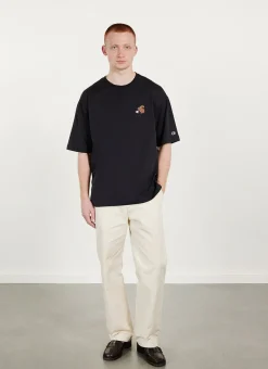 Percival Oversized T-Shirts|Boxy T-Shirts^Squirrel Oversized T Shirt Black