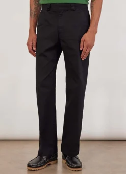 Percival Straight Leg Trousers^Stay Press Trousers Black