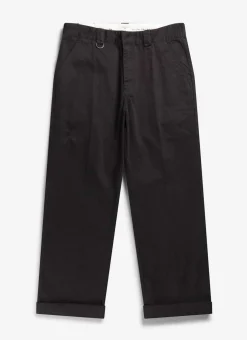 Percival Straight Leg Trousers^Stay Press Trousers Black