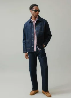 Percival Straight Leg Trousers|Straight Leg Jeans^Straight Leg Denim Jeans Dark Indigo
