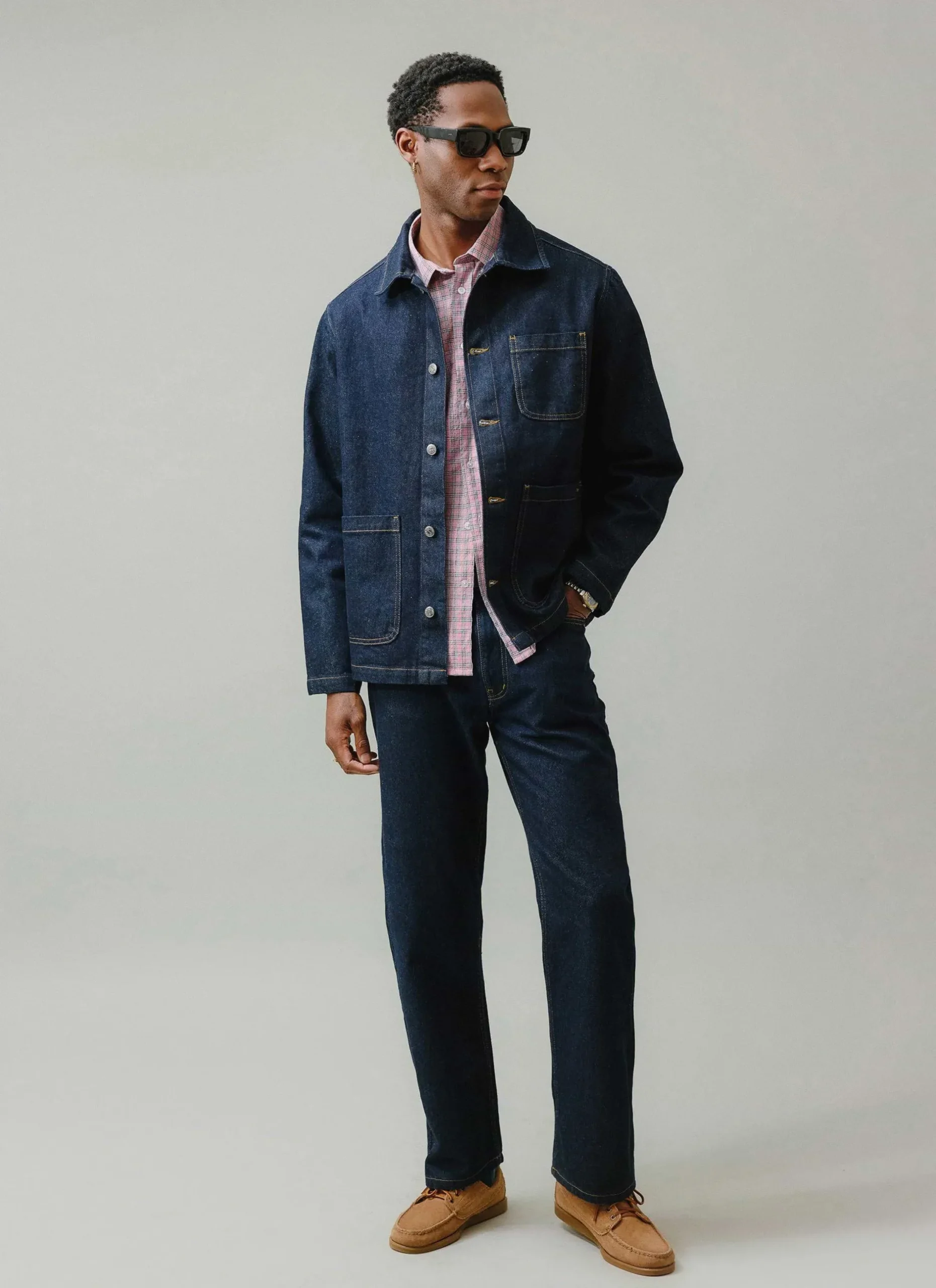 Percival Straight Leg Trousers|Straight Leg Jeans^Straight Leg Denim Jeans Dark Indigo