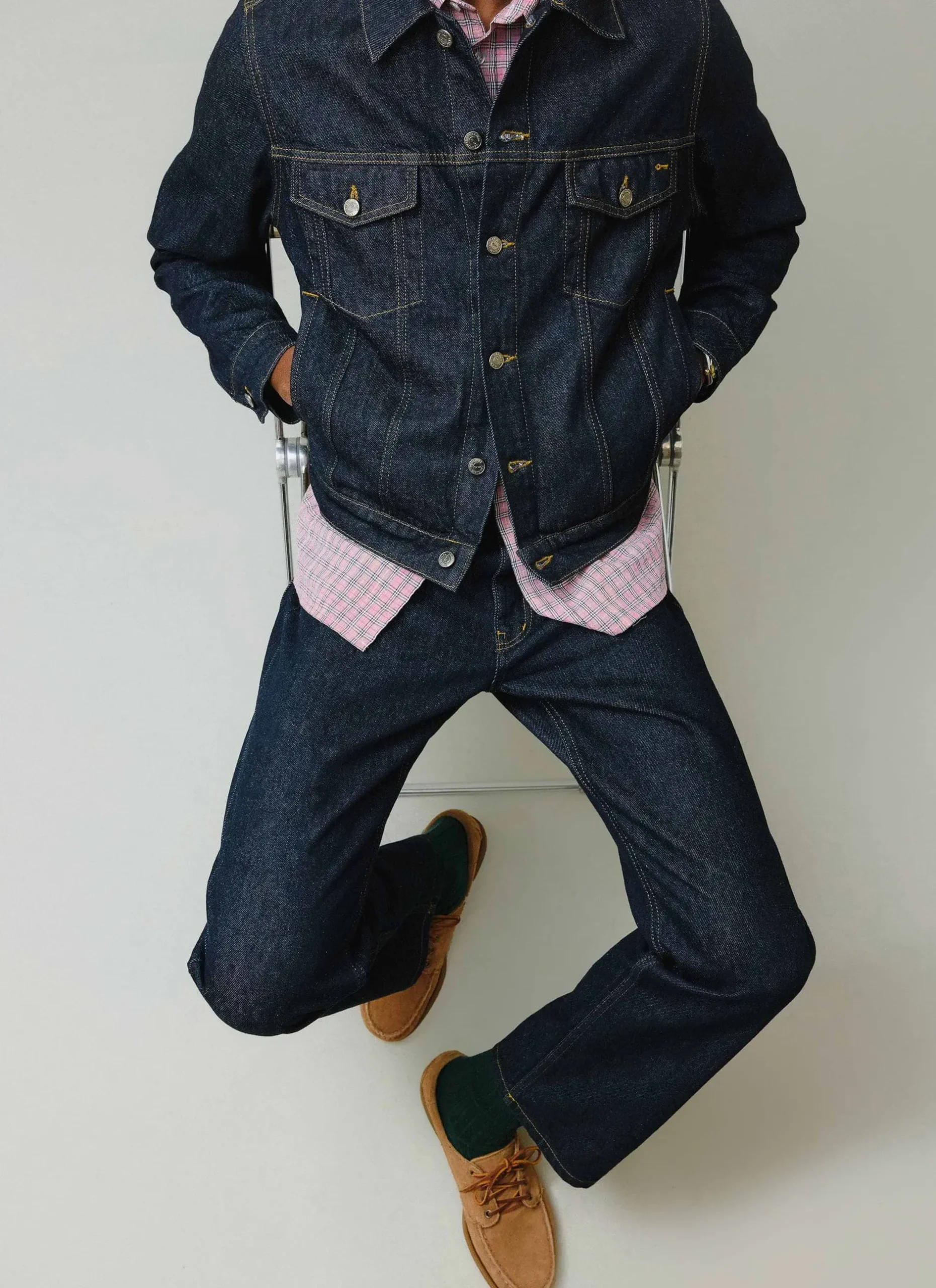 Percival Straight Leg Trousers|Straight Leg Jeans^Straight Leg Denim Jeans Dark Indigo