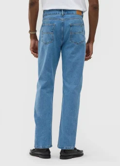 Percival Straight Leg Trousers|Straight Leg Jeans^Straight Leg Denim Jeans Light Wash Blue