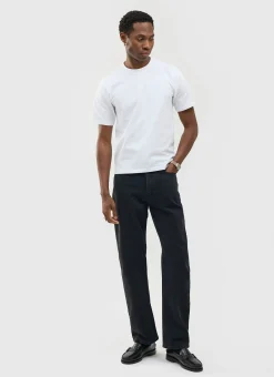 Percival Straight Leg Trousers|Straight Leg Jeans^Straight Leg Denim Jeans Black