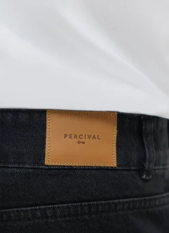 Percival Straight Leg Trousers|Straight Leg Jeans^Straight Leg Denim Jeans Black