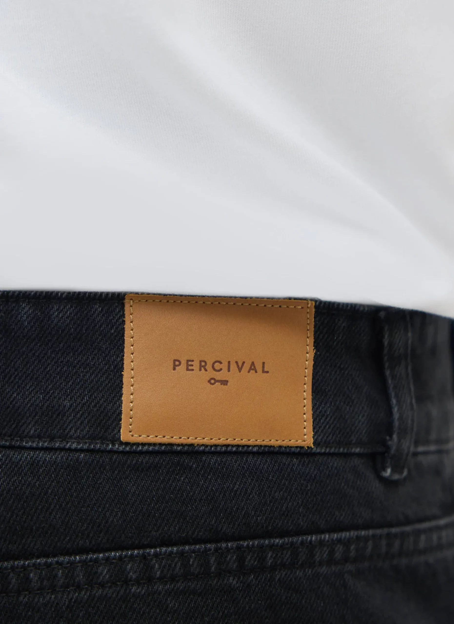 Percival Straight Leg Trousers|Straight Leg Jeans^Straight Leg Denim Jeans Black