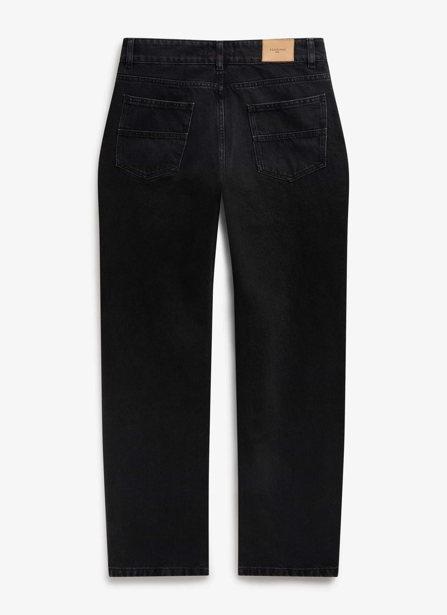 Percival Straight Leg Trousers|Straight Leg Jeans^Straight Leg Denim Jeans Black