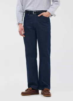 Percival Straight Leg Trousers|Straight Leg Jeans^Straight Leg Denim Jeans Dark Wash Denim