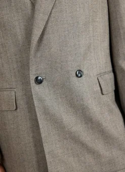 Percival Race Day Suits|Work Suits^Tailored Double Breasted Blazer Grey