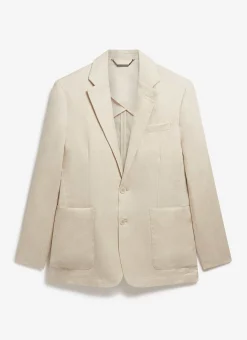 Percival Linen Blazers & Jackets|Race Day Suits^Tailored Linen Blazer Cream