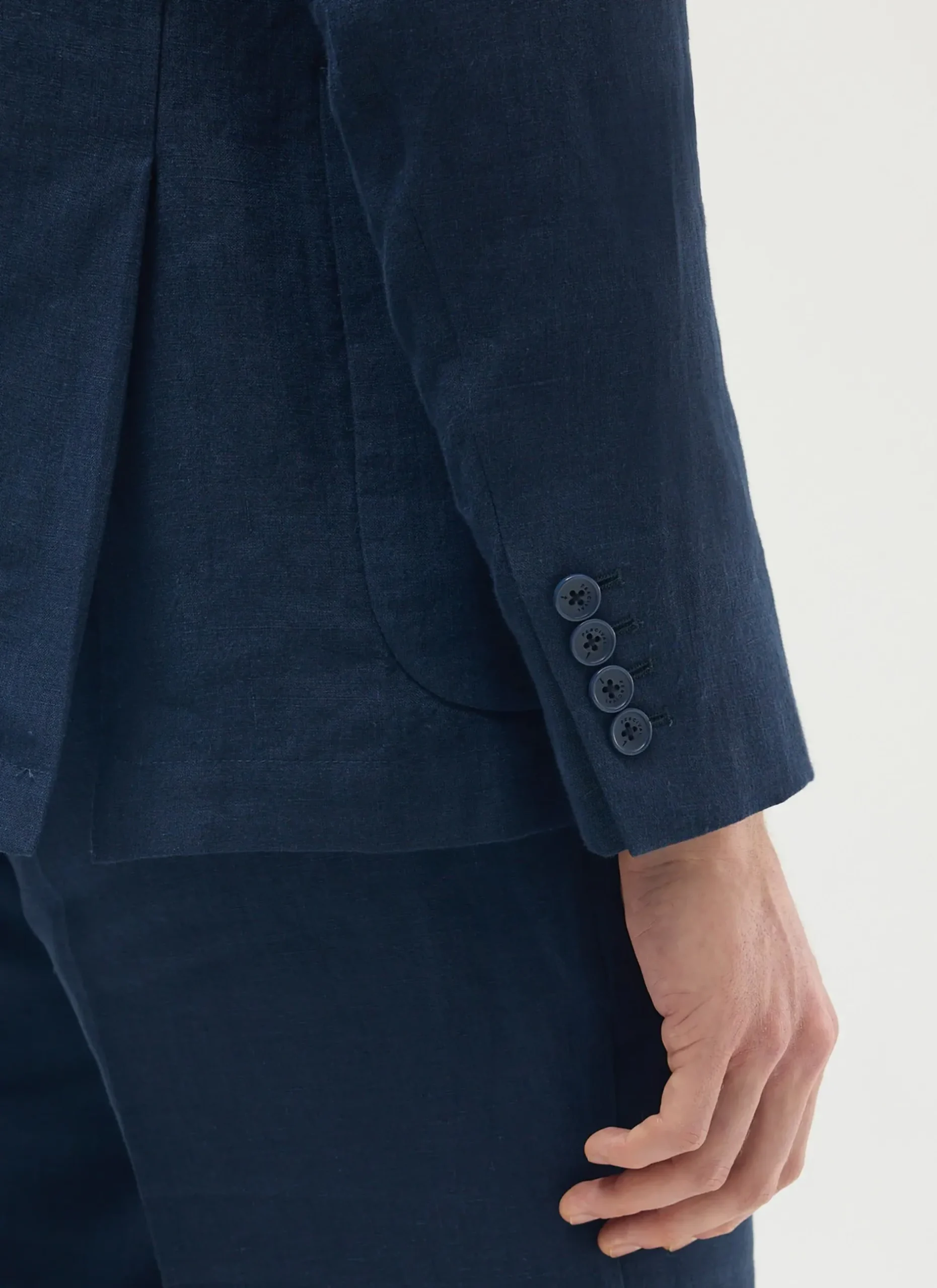 Percival Linen Blazers & Jackets|Race Day Suits^Tailored Linen Blazer Navy