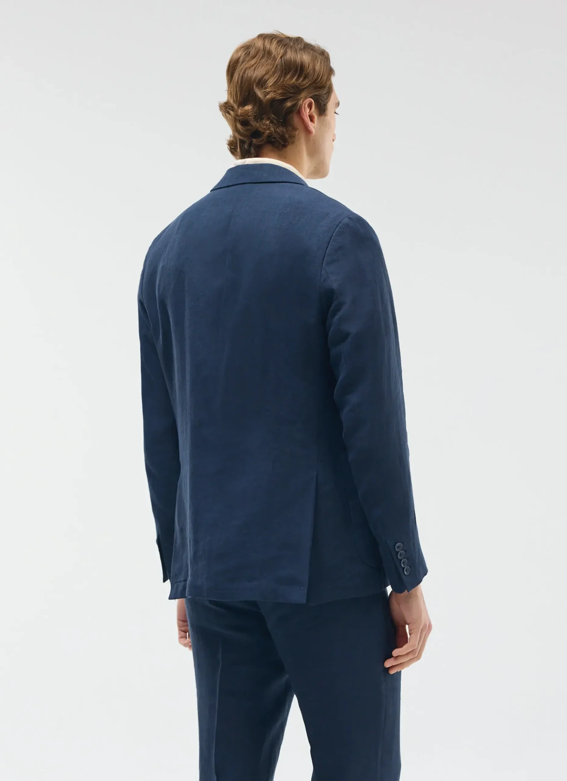 Percival Linen Blazers & Jackets|Race Day Suits^Tailored Linen Blazer Navy