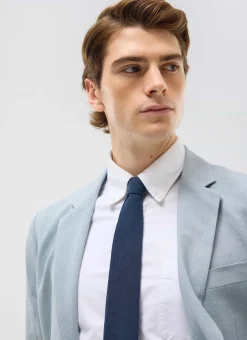 Percival Linen Blazers & Jackets|Race Day Suits^Tailored Linen Blazer Light Blue