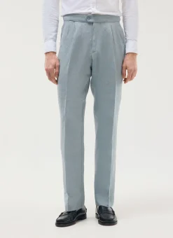 Percival Linen Blazers & Jackets|Race Day Suits^Tailored Linen Blazer Light Blue