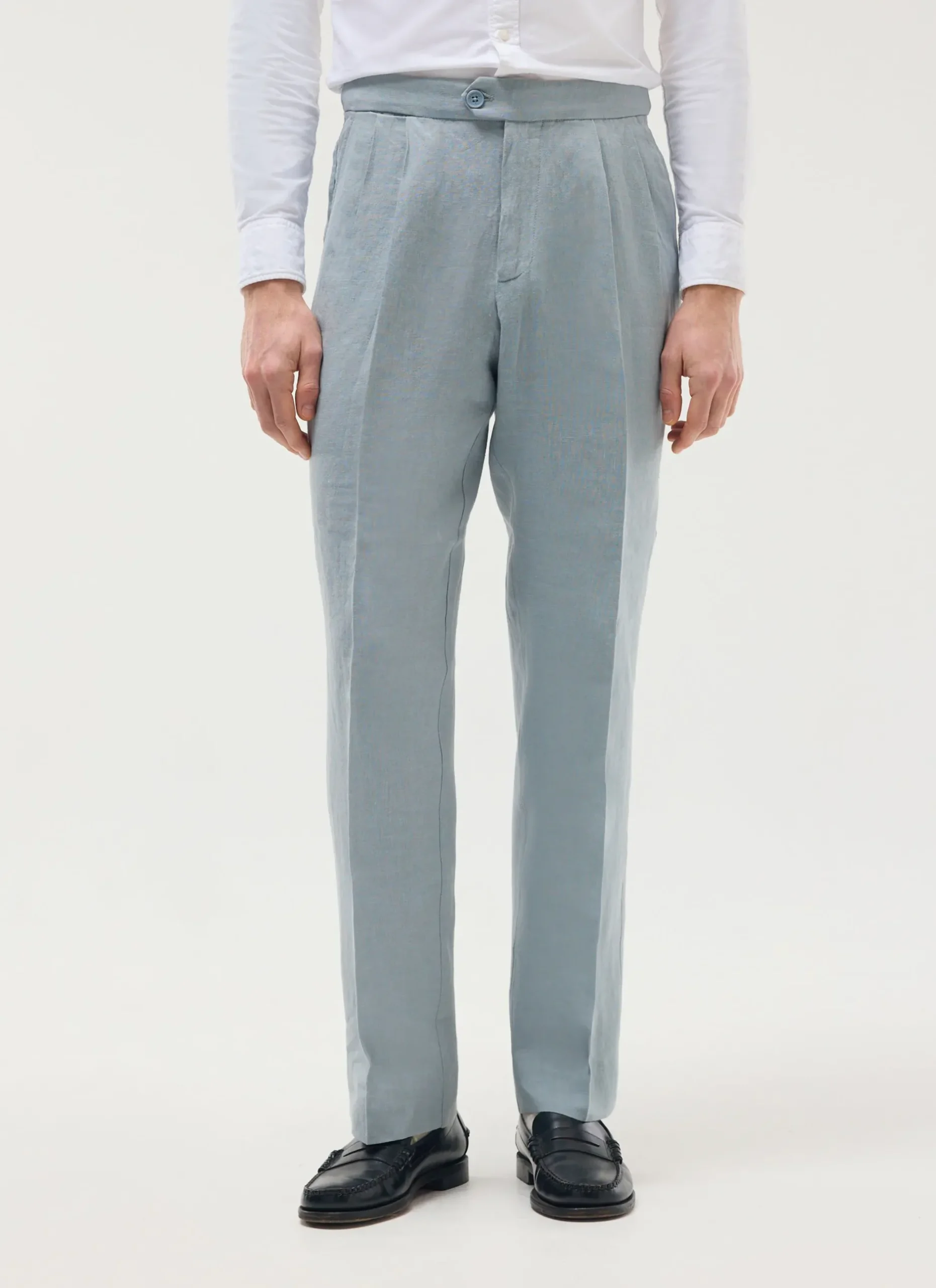 Percival Linen Blazers & Jackets|Race Day Suits^Tailored Linen Blazer Light Blue