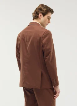 Percival Linen Blazers & Jackets|Race Day Suits^Tailored Linen Blazer Brown