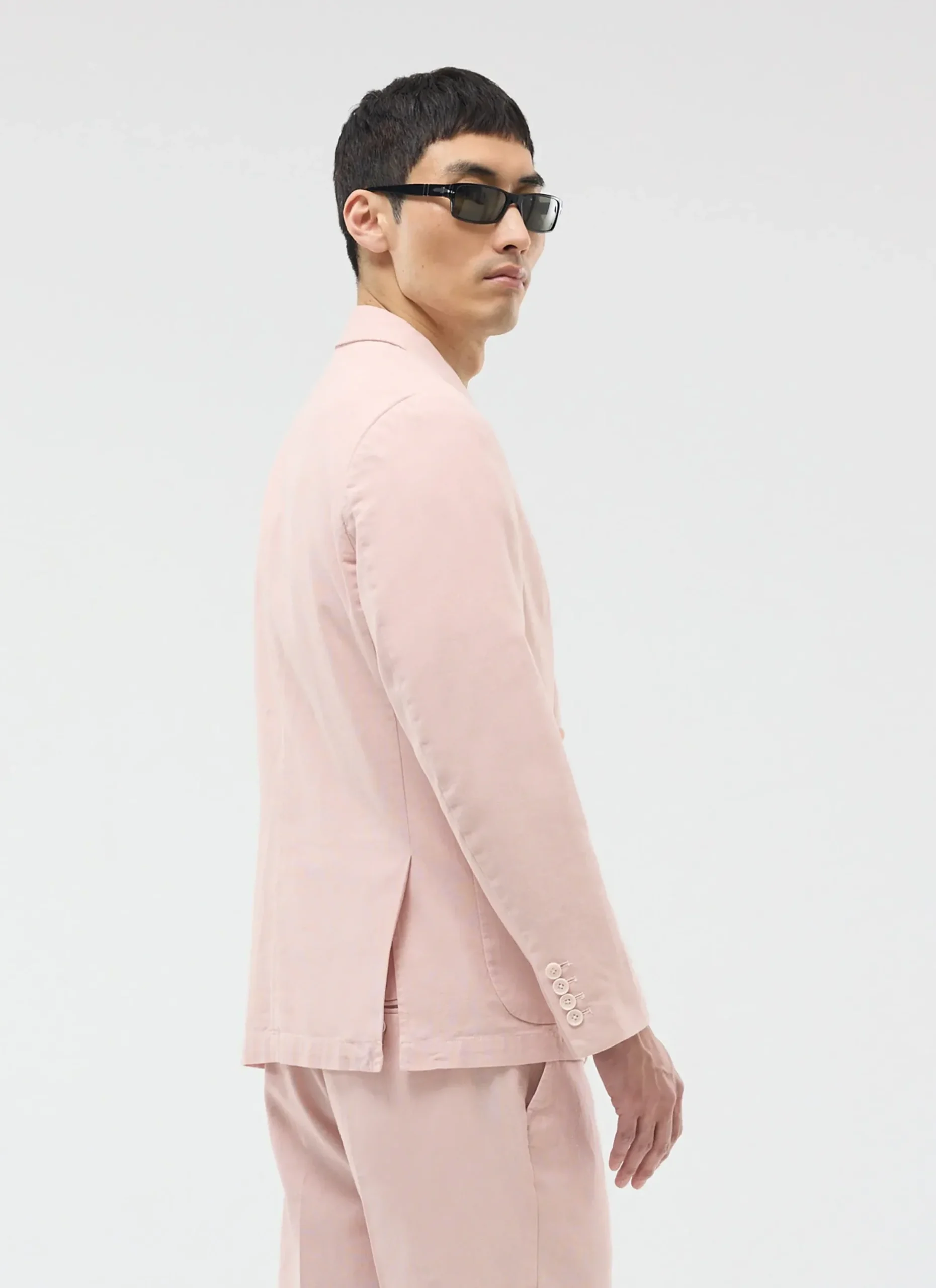 Percival Linen Blazers & Jackets|Work Suits^Tailored Linen Blazer Dusty Pink