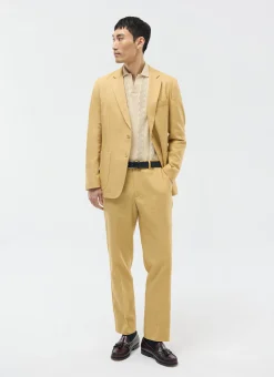Percival Linen Blazers & Jackets|Race Day Suits^Tailored Linen Blazer Tan