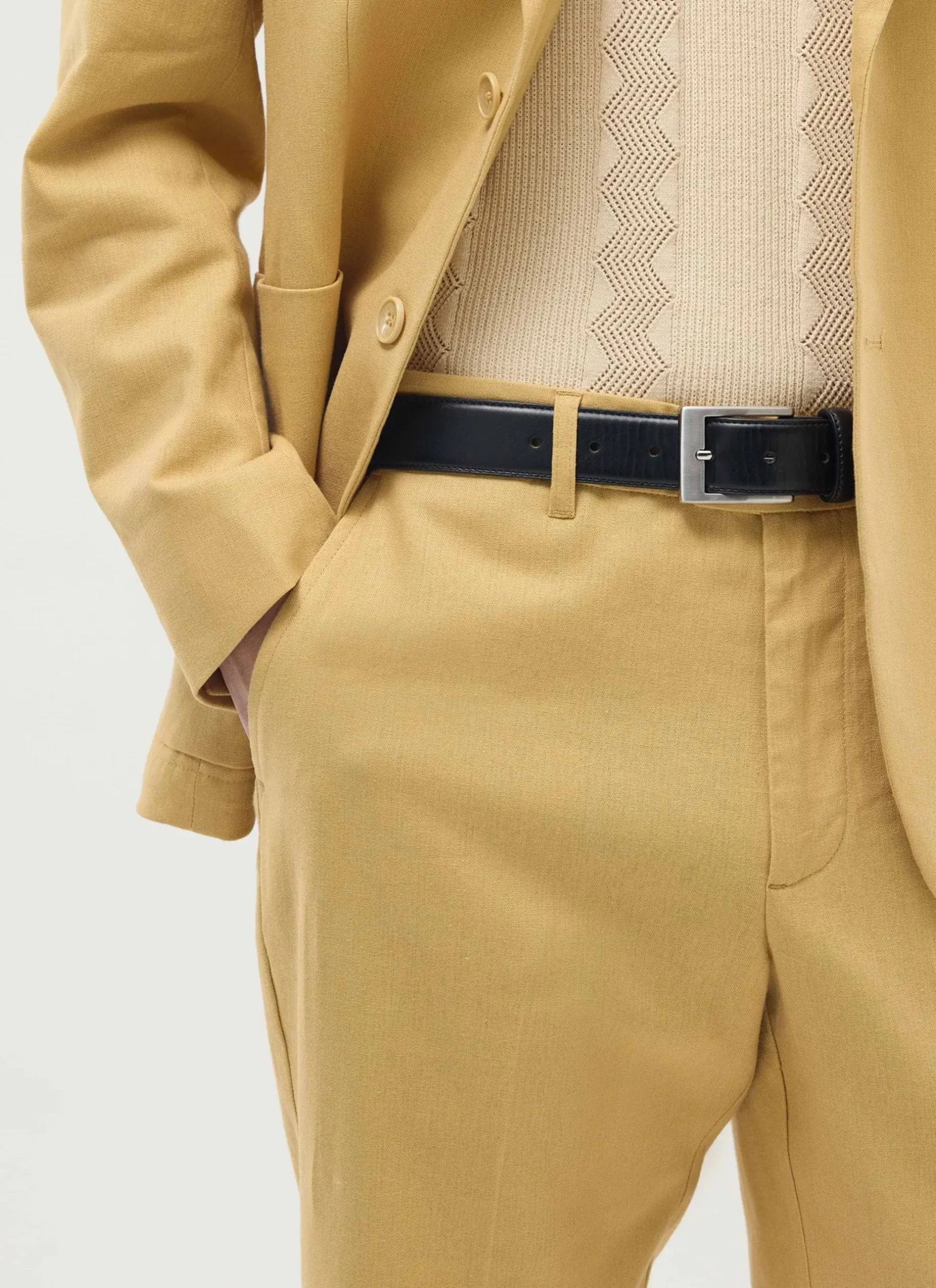 Percival Linen Blazers & Jackets|Race Day Suits^Tailored Linen Blazer Tan