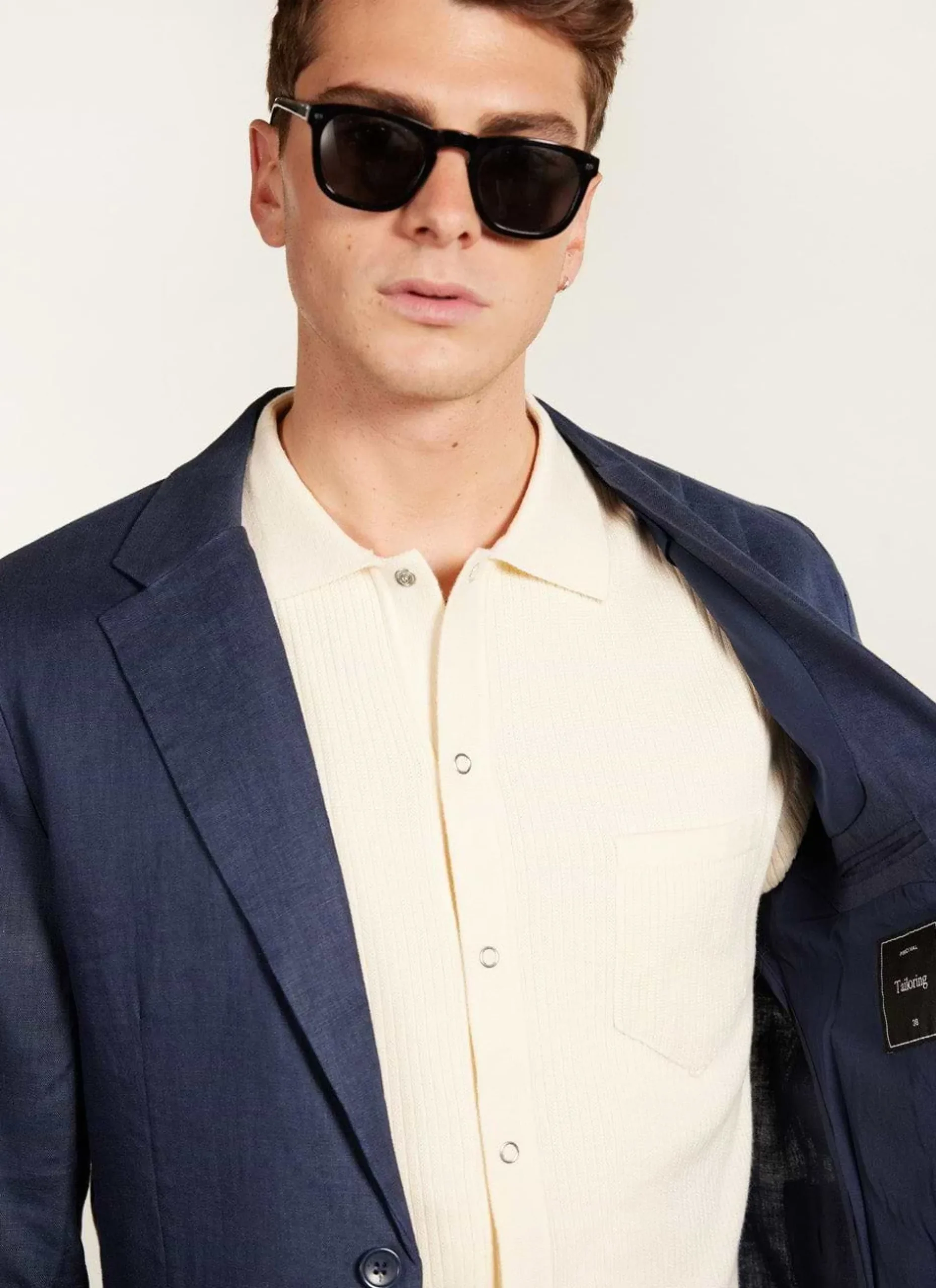 Percival Linen Blazers & Jackets|Race Day Suits^Tailored Linen Blazer Royal Blue