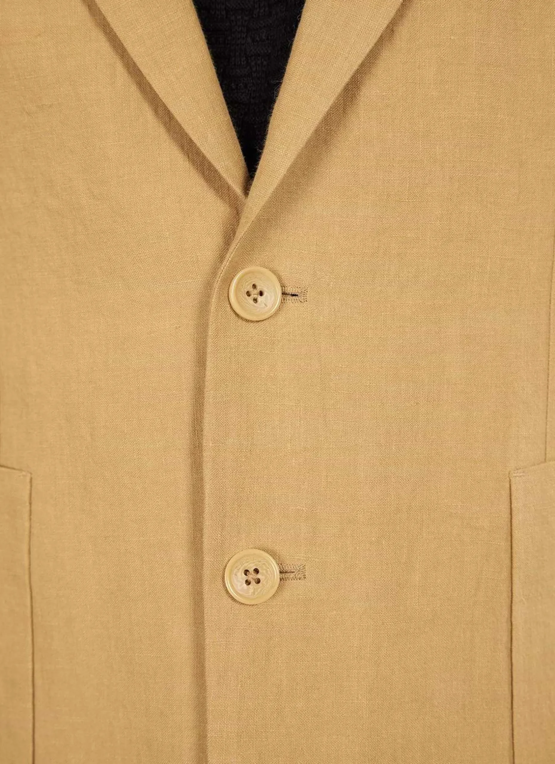 Percival Linen Blazers & Jackets|Race Day Suits^Tailored Linen Blazer Camel