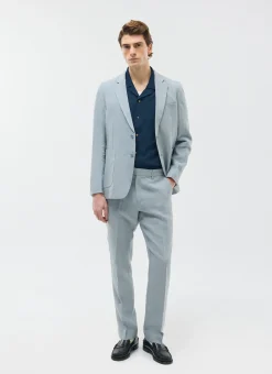 Percival Linen Trousers|Suit Trousers^Tailored Linen Trousers Light Blue