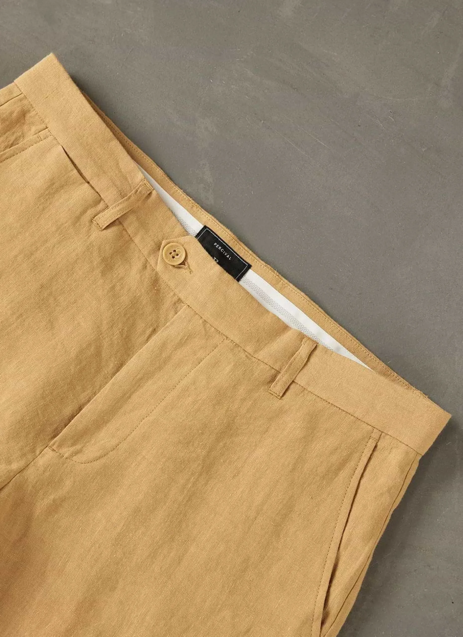 Percival Linen Trousers|Suit Trousers^Tailored Linen Trousers Camel