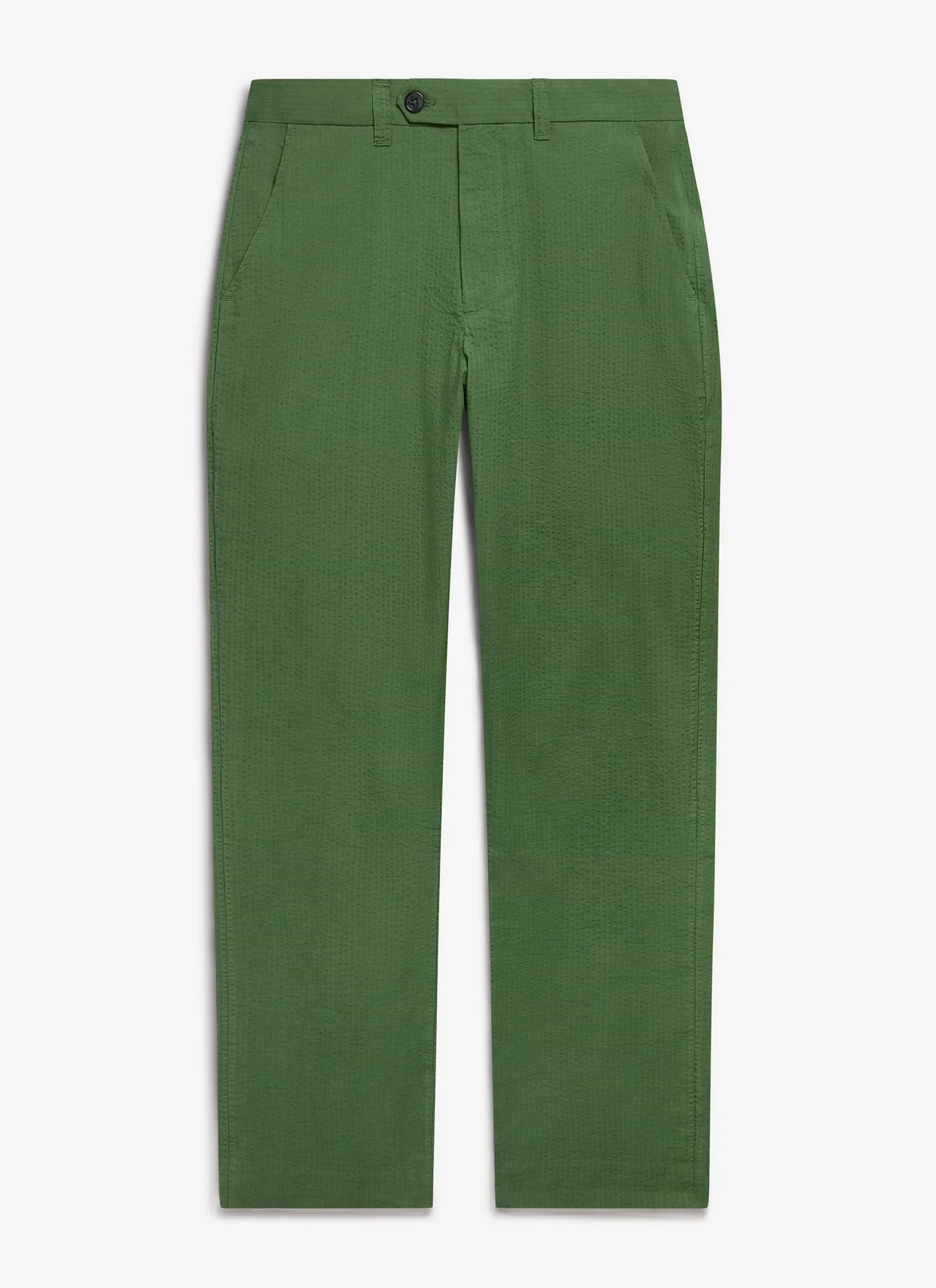 Percival Straight Leg Trousers|Seersucker Suits^Tailored Seersucker Trousers Forest