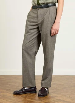 Percival Straight Leg Trousers|Race Day Suits^Tailored Tapered Trousers Grey