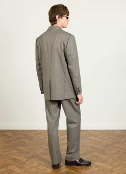 Percival Straight Leg Trousers|Race Day Suits^Tailored Tapered Trousers Grey