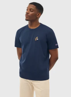 Percival Regular Fit T-Shirts^Tiger Mascot Regular Fit T Shirt Navy