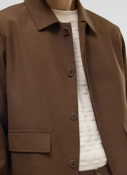 Percival Race Day Suits|Work Suits^Trentino Tailored Patch Pocket Jacket Brown