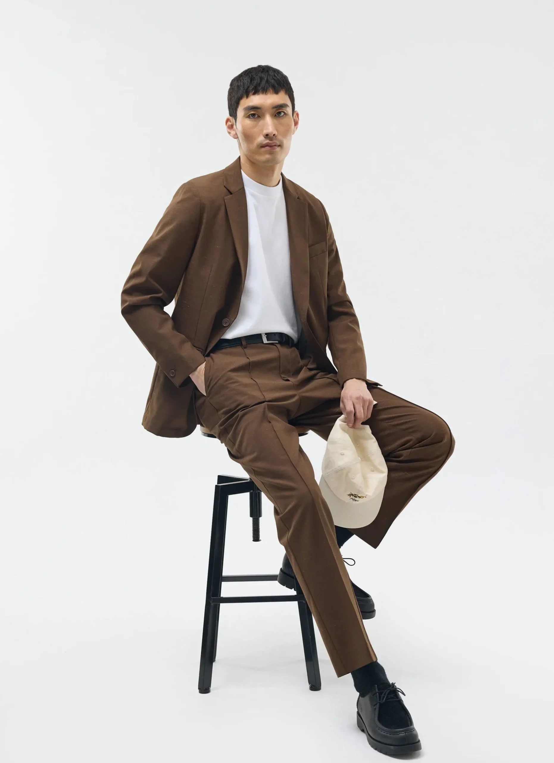 Percival Race Day Suits|Work Suits^Trentino Tailored Trousers Brown